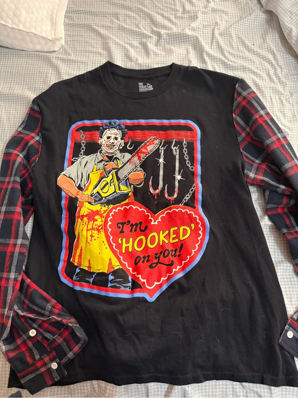 Handmade reworked upcycled Texas chainsaw massacre Tee